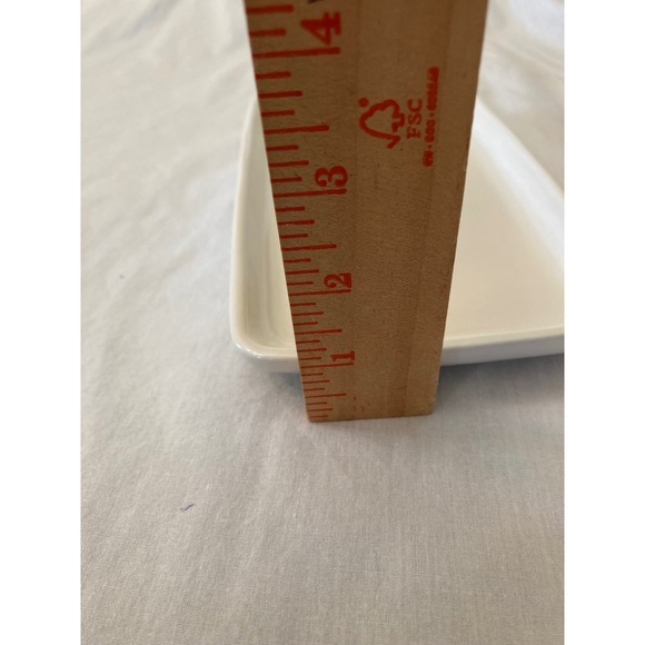 Rae Dunn Artisan Collection Happy Stay Humble Ceramic Tray & Block - Picture 8 of 10